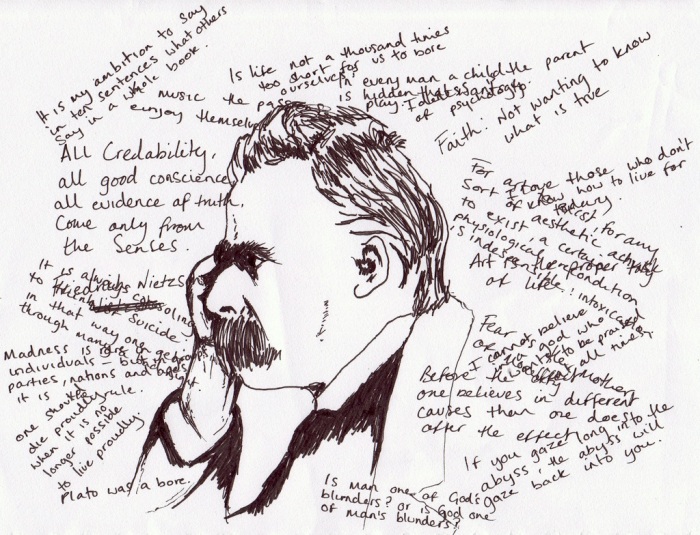 Friedrich-Nietzsche-Sketch